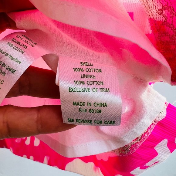 ❤️ Lilly Pulitzer Delia elephant prints shift dress in pink Size 6 - Picture 7 of 11